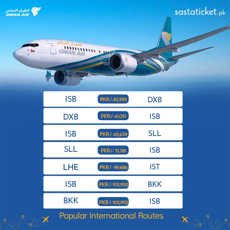 Oman Air Flights Rates